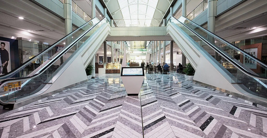Multicolor Grey Marble wave tiles for Australia Shopping Mall